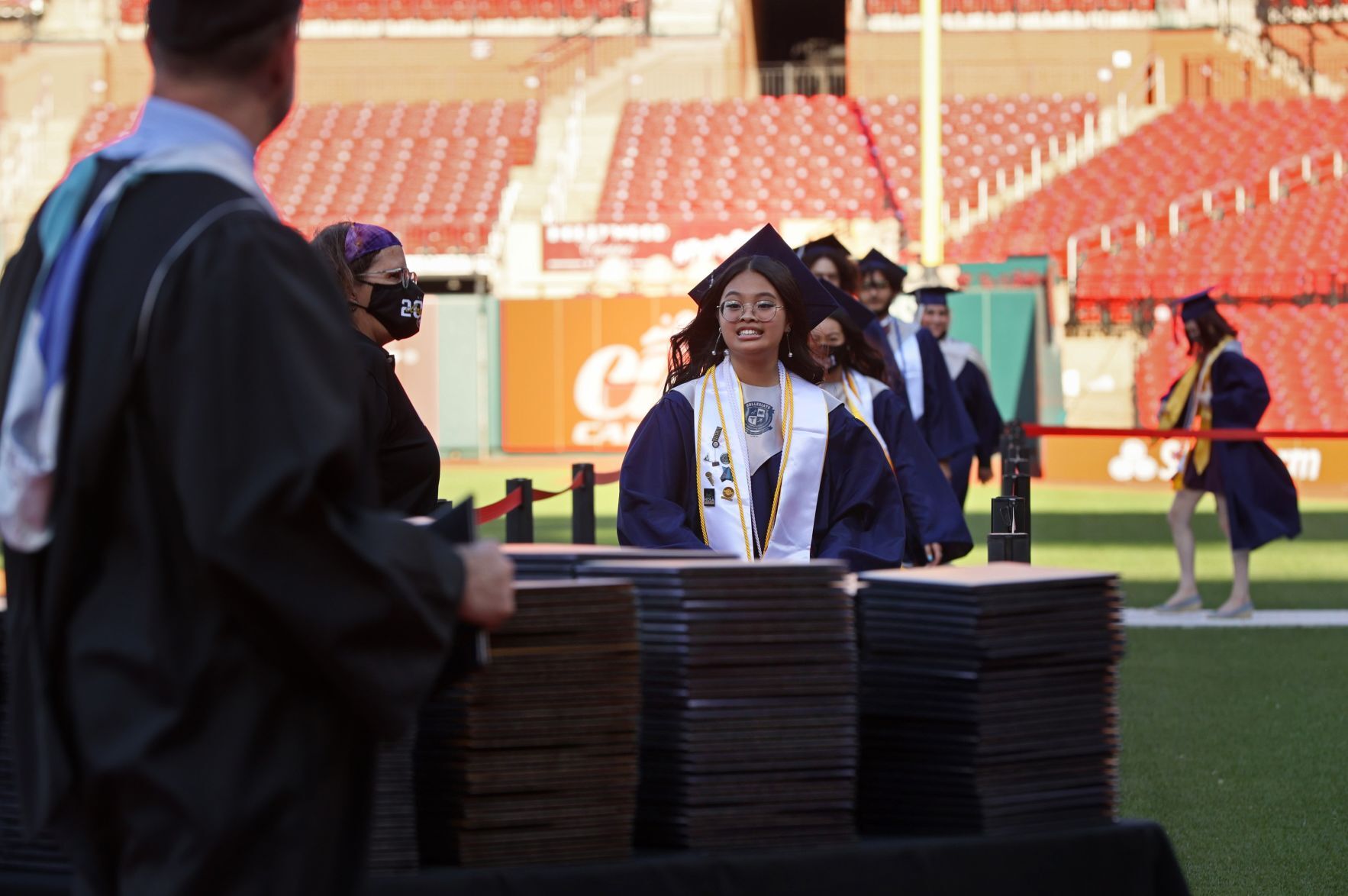 SLPS hold graduation ceremonies at Busch Stadium